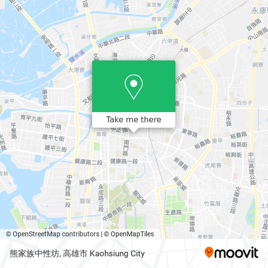熊家族中性坊地圖