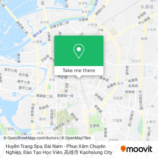 Huyền Trang Spa, Đài Nam - Phun Xăm Chuyên Nghiệp, Đào Tạo Học Viên map