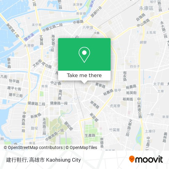 建行鞋行 map