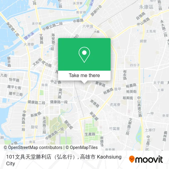 101文具天堂勝利店（弘名行） map