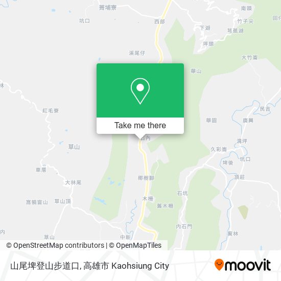 山尾埤登山步道口 map