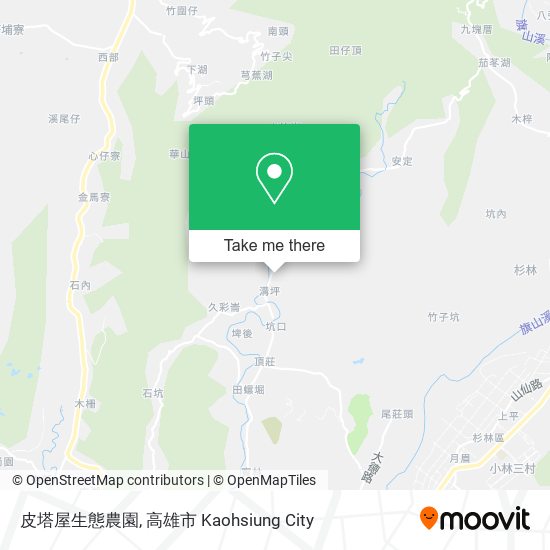 皮塔屋生態農園 map