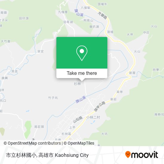 市立杉林國小地圖