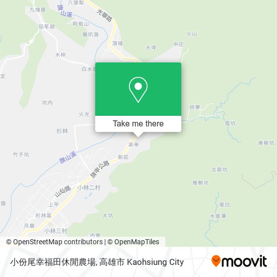 小份尾幸福田休閒農場 map