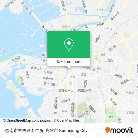 臺南市中西區衛生所 map
