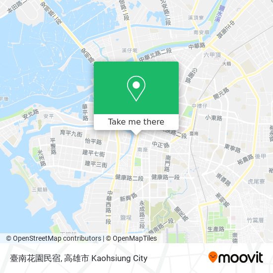 臺南花園民宿地圖