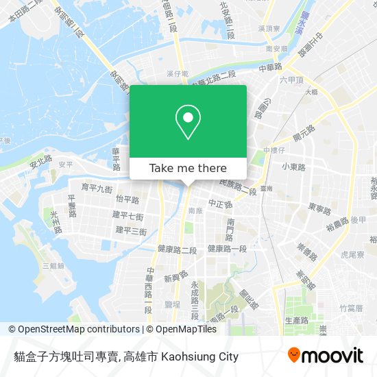 貓盒子方塊吐司專賣 map