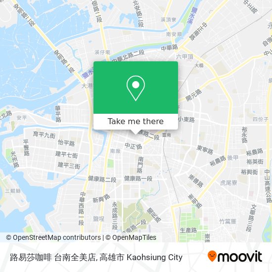 路易莎咖啡 台南全美店 map