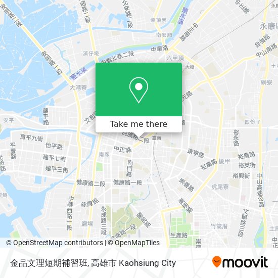 金品文理短期補習班 map