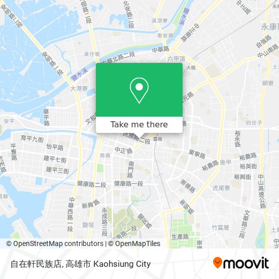 自在軒民族店 map
