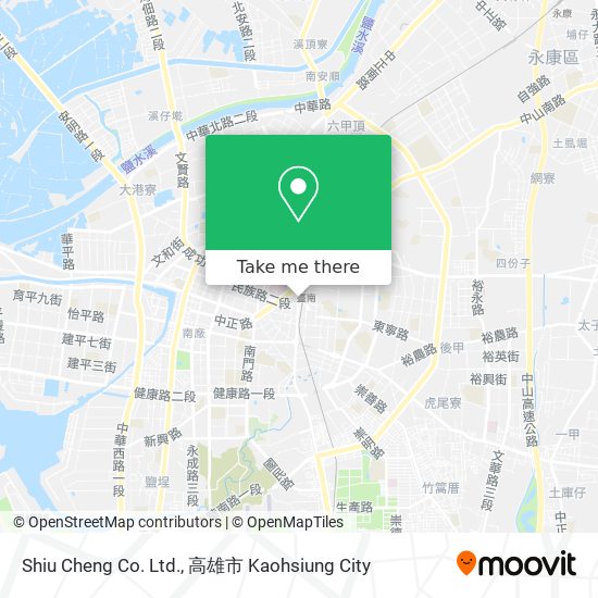 Shiu Cheng Co. Ltd. map