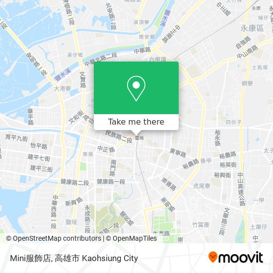 Mini服飾店地圖