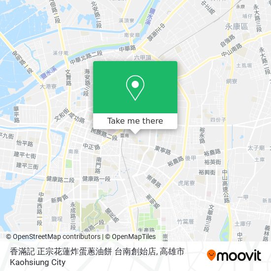 香滿記 正宗花蓮炸蛋蔥油餅 台南創始店 map