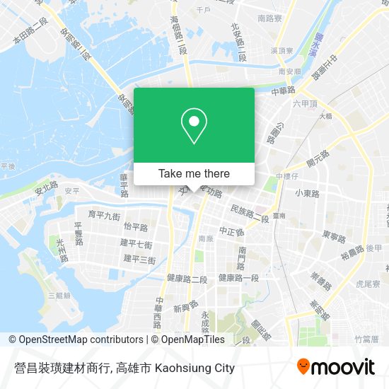 營昌裝璜建材商行地圖