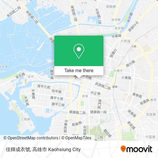 佳輝成衣號 map