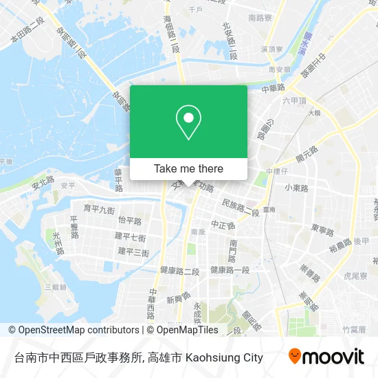 台南市中西區戶政事務所 map