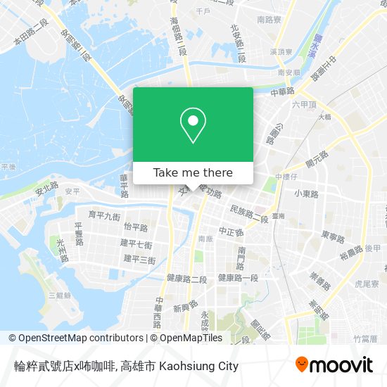 輪粹貳號店x咘咖啡 map
