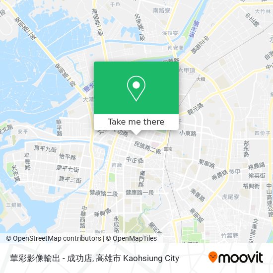華彩影像輸出 - 成功店 map