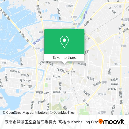 臺南市開基玉皇宮管理委員會地圖
