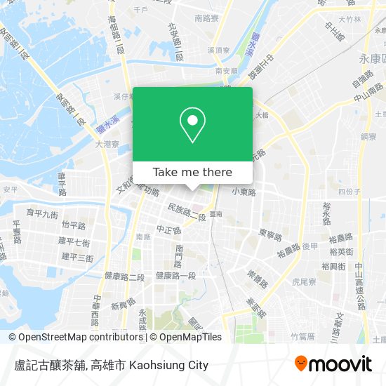 盧記古釀茶舖地圖