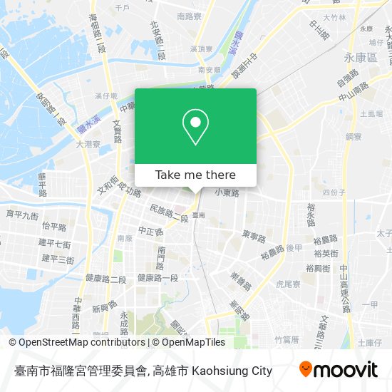 臺南市福隆宮管理委員會地圖