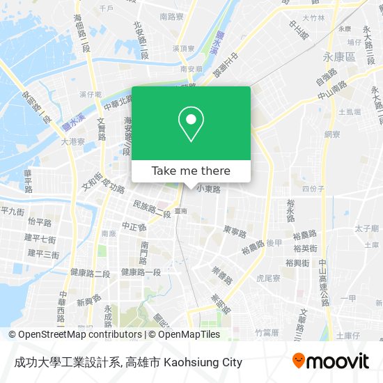 成功大學工業設計系 map