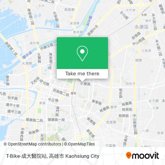 T-Bike-成大醫院站 map