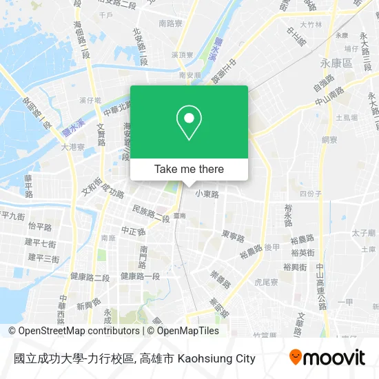 國立成功大學-力行校區地圖