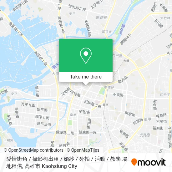 愛情街角 / 攝影棚出租 / 婚紗 / 外拍 / 活動 / 教學 場地租借 map