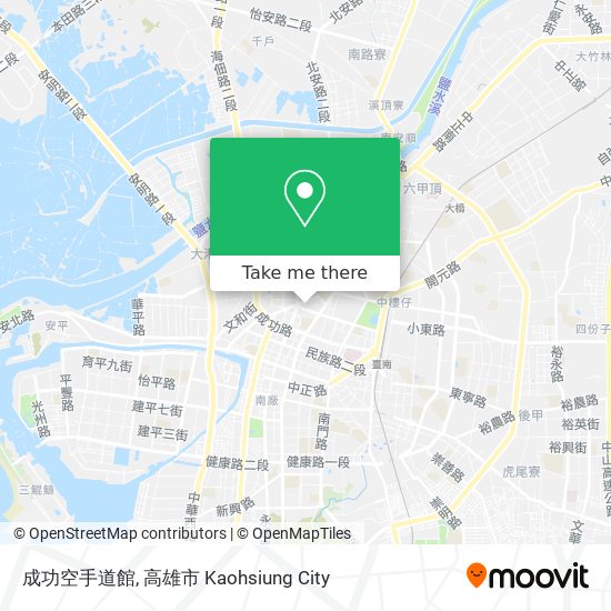 成功空手道館 map