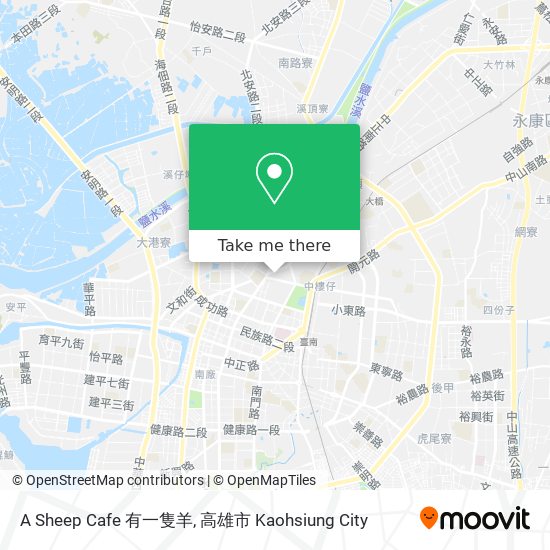 A Sheep Cafe 有一隻羊 map