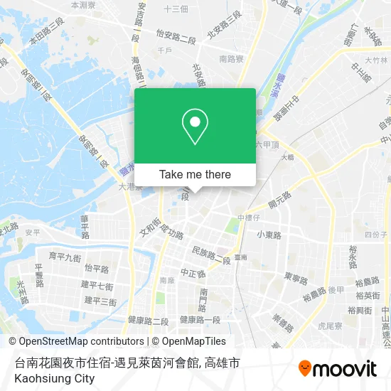 台南花園夜市住宿-遇見萊茵河會館地圖