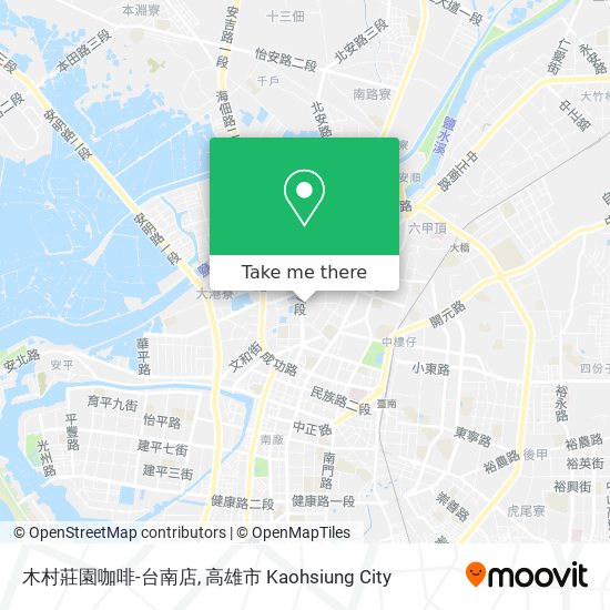 木村莊園咖啡-台南店 map