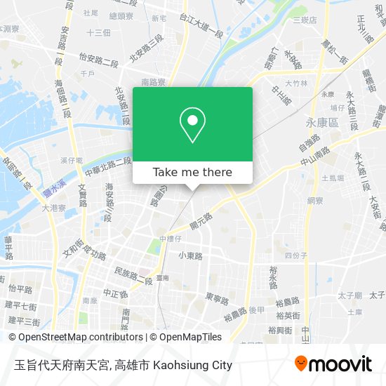 玉旨代天府南天宮 map