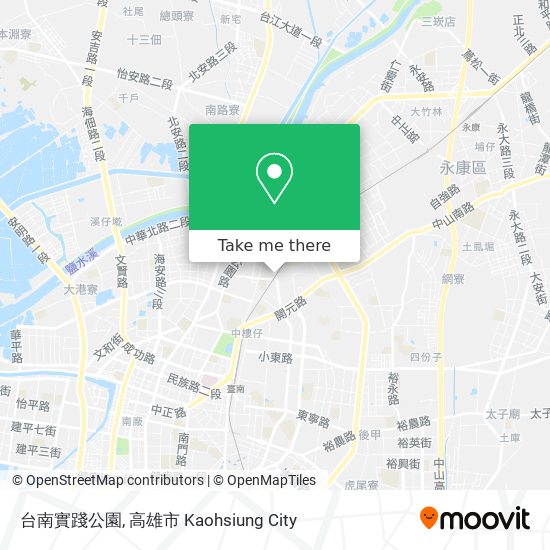 台南實踐公園 map