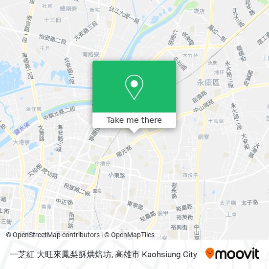 一芝紅 大旺來鳳梨酥烘焙坊地圖