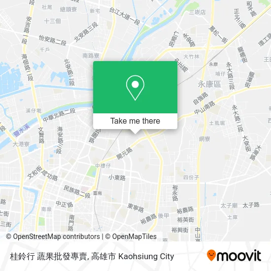 桂鈴行 蔬果批發專賣 map