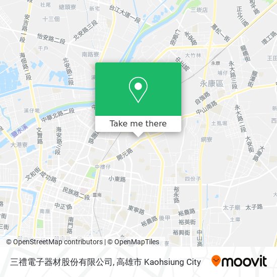 三禮電子器材股份有限公司地圖