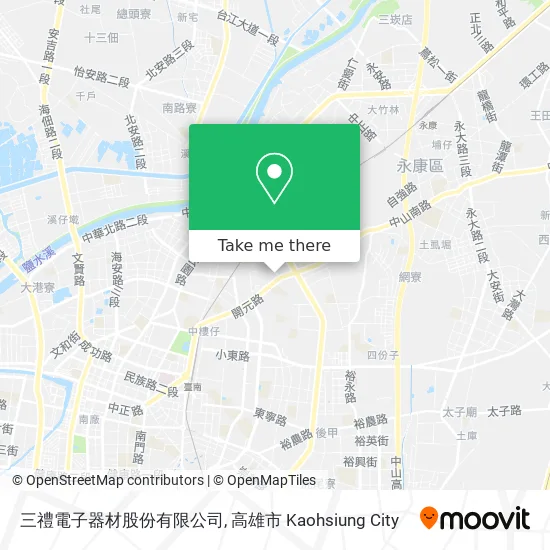 三禮電子器材股份有限公司地圖