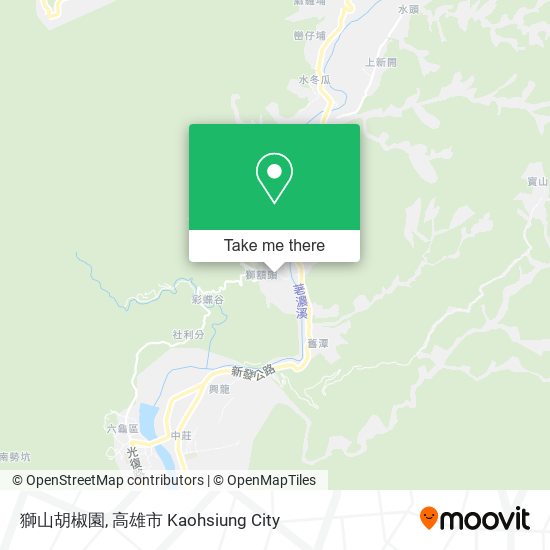 獅山胡椒園地圖