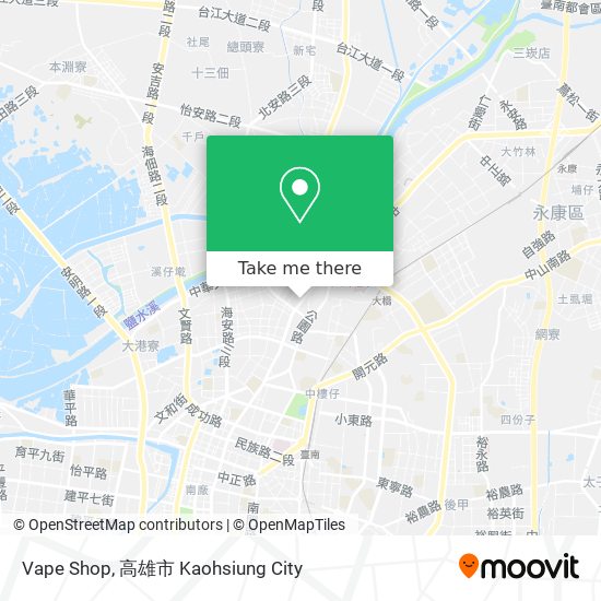 Vape Shop map