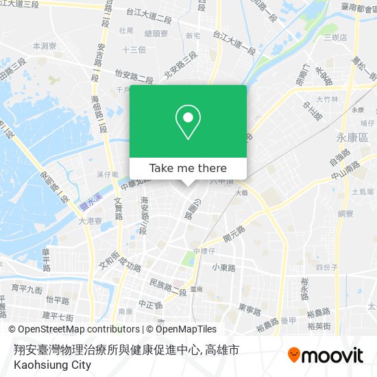 翔安臺灣物理治療所與健康促進中心地圖
