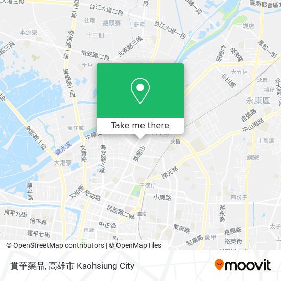 貫華藥品 map