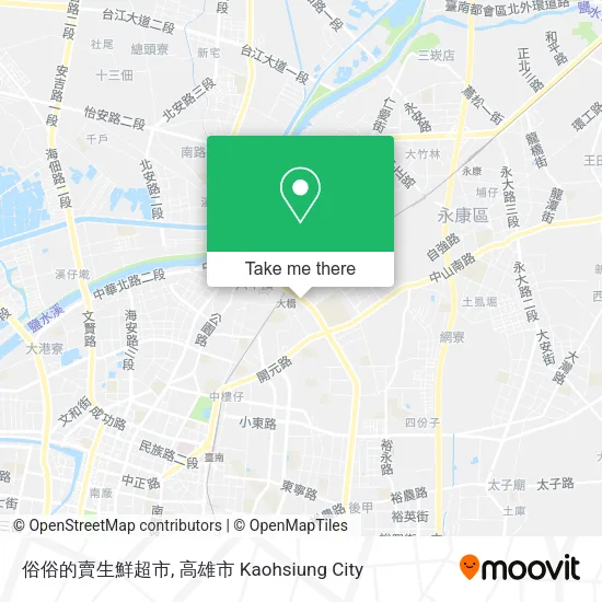 俗俗的賣生鮮超市 map