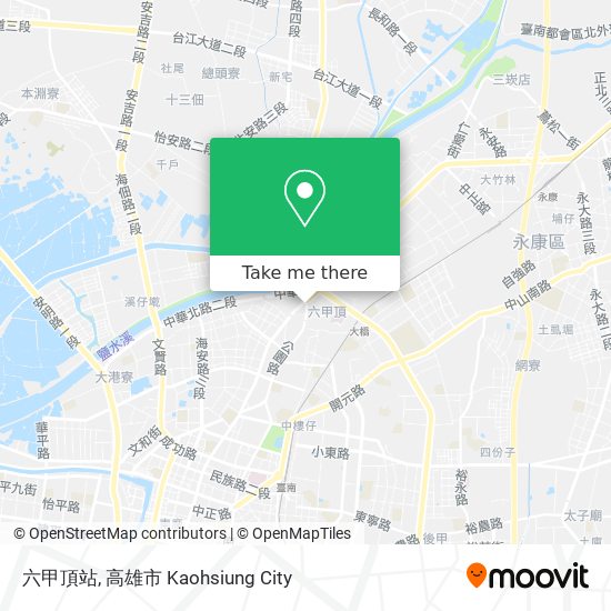 六甲頂站 map