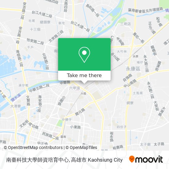 南臺科技大學師資培育中心 map