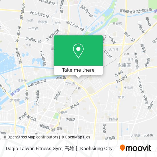 Daqio Taiwan Fitness Gym map