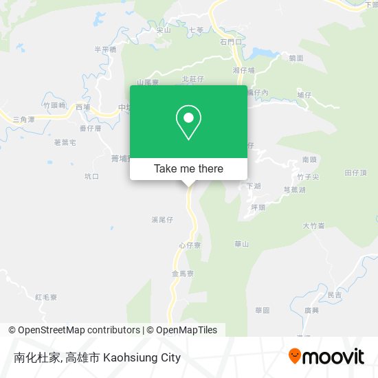 南化杜家 map
