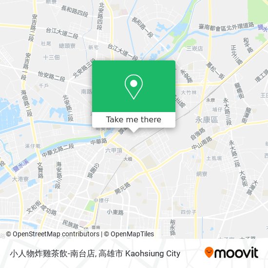 小人物炸雞茶飲-南台店 map