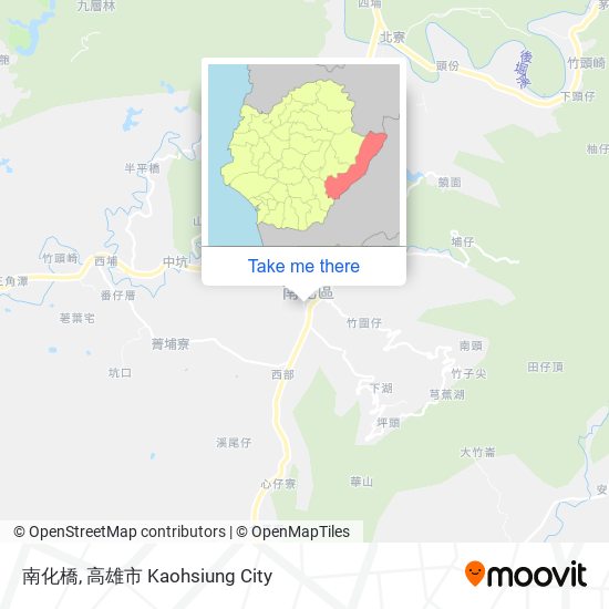 南化橋地圖